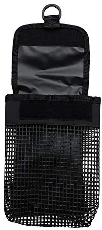 perfk Kleine Netztasche mit Haken Hüfttasche Gürte Tasche für Scuba Diving Reel Taucherboje Signalboje Markierungsboje Halter
