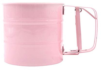 UPKOCH Mehlsieb Handlich Aus Edelstahl Feinmaschiges Einhandmehlsieb Für Backzubehör Küche Puderzuckersieb 4.13X4.13X3.74 Zoll Hygienisch Und Praktisch