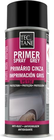 TECTANE IMPRIMACIÓN PS 134 Gris, Imprimación para Aluminio, Acero y Superficies Metálicas, Imprimación Antioxidante, Resistente a Altas Temperaturas, Interior y Exterior, Bote 400 ml