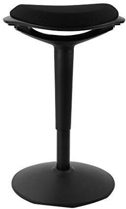 SANODESK Ergonomia di oscillazione- Sedia con sollevamento verticale Molla a gas Sollevamento sedia da ufficio Sedia da computer Sgabello da bar Altezza ergonomica 59 ～ 80 cm Facile da installare