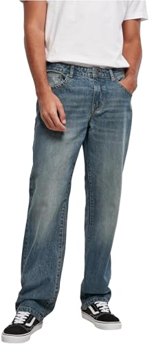 Urban Classics Loose Fit Jeans Pantalons, Sand Destroyed Washed, 42 Homme