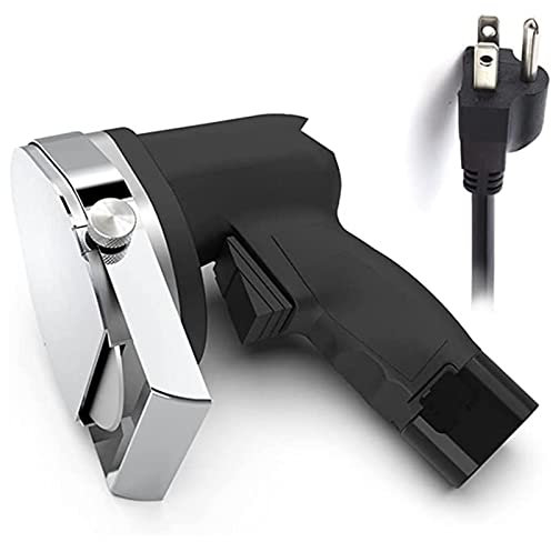 XYEJL Cuchillo Eléctrico Kebab,80w Cuchillo Eléctrico Kebab,Rebanadora Eléctrica Kebab,Cuchillos Trinchar Eléctricos Portátiles Rebanadoras De Carne Kebab,para El Hogar Cordero Cerdo Pollo,A