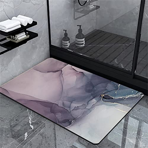 Badezimmerteppich, Badematte Rutschfest, Duschmatte Rutschfest, Duschvorleger, Badvorleger Badteppich Rutschfest Waschbar Teppich Badezimmer, Bathroom Mat, Bath Mat Mats, Bad Teppich, Textur-40x60cm