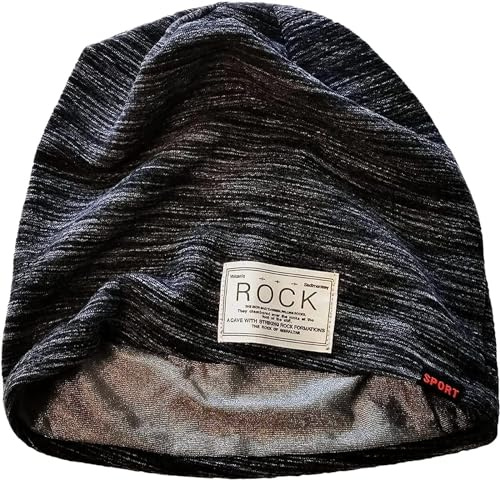AMUCK Bonnet de protection contre les champs électromagnétiques - Chapeau Faraday unisexe - Bonnet extensible anti-rayonnement micro-ondes, Noir , Taille unique