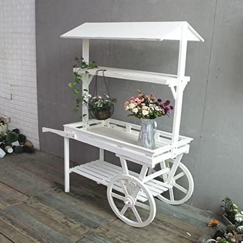 pflanzenständer, blumenstand, blumenstander Blumenregal pflanzenhocker pflanzentopf blumentopf hoch indoor holz seule Garten Blumentreppen Pflanzentreppe Ablagen deko gold metall weiß schwar
