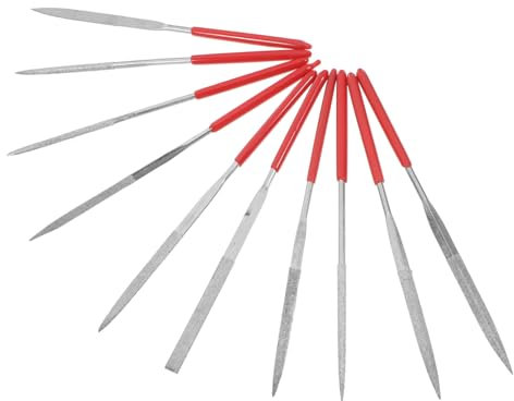 Angoily 10stücke Teiliges Mini-fileset Metall Präzise Nadelfeilen Für Schmuck Und Handwerk Robust Und Scharf Für Bearbeitung Metall Vielseitige Werkzeuge Für Professionelle