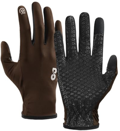 SUJAYU Dünne Vollfinger-Wanderhandschuhe für Damen und Herren, leichte Touchscreen-UV-Handschuhe für Wandern, Laufen, Workout, Fahren, Damen und Herren