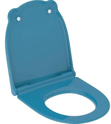 Geberit Bambini WC-Sitz für Kinder, mit Absenkautomatik, 502.970., Farbe: ozeanblau