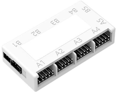 GMBYLBY 4port Internal USB Hubs Multiports Adaptateur Interne USB 2.0 Hubs Splitter USB Extension pour Le Récepteur Récepteur WiFi Ventilateur