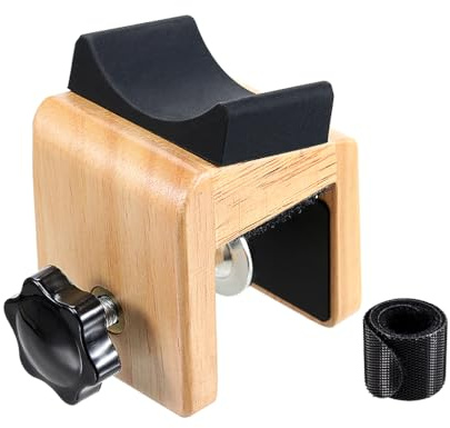 RuiJOTWAT Gitarrenhalsstütze, tragbarer Gitarrenständer, verstellbare Schreibtischkantenklemme, für Folk-Gitarre, E-Gitarre und Bass