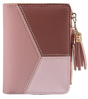 Damplånbok Liten plånbok for kvinnor Korthållare Pengväska Plånbok Växelväska for kvinnor Lätt att bära Lämplig for olika tillfällen(3pcs Pink)