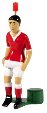 TIPP-KICK Top Kicker Red I Original Player for Young and Old I Fun with the Football Figure Game I Accessories I Jersey Red