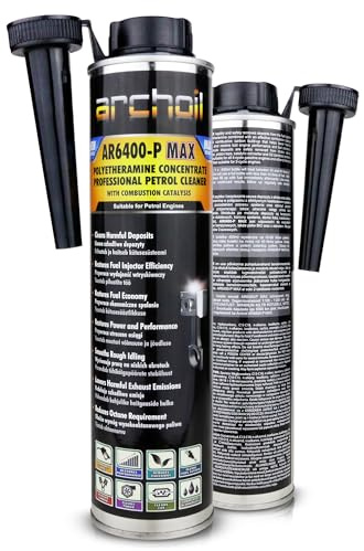 Archoil AR6400-P MAX Pro PEA Complete Fuel System Engine Cleaner - 400ml | Fuel Injector, Combustion Area, Turbo, EGR, GPF & CAT Cleaner - High strength with Polyetheramine - For MOT Pass