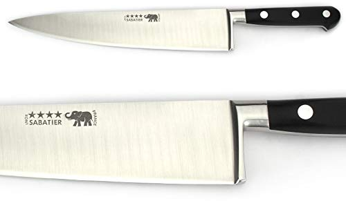 Thiers-Issard Sabatier Kochmesser Küchenmesser Messer - Klinge 25 cm - Griff Nylon schwarz - Durchgeschmiedete Profi Qualität