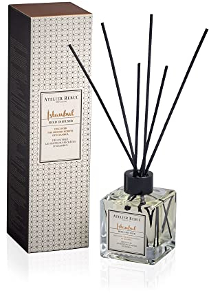 Atelier Rebul Istanbul (120ml) - Luxury Fragrance Sticks - Home Fragrance, Aroma Diffuser, Fragrance Oil - Woody & Spicy - Perfect Room Environment