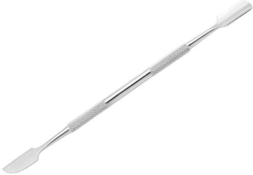Spatola per cuticole, 2 lati, in acciaio INOX