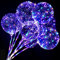 Phyooest Globos Iluminados con Palo, 10 Paquetes Reutilizable Globos LED de 20 Pulgadas, Globos Bobo de San Valentín, Globos de Cumpleaños con Luces de Hadas para Fiesta, Boda, Navidad