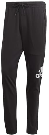 adidas För Män Essentials Single Jersey Tapered Badge of Sport Pants, black, XL