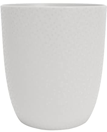 EDA - Cache-Pot Opale Ø 12,5 cm - Spécial Orchidées - Blanc Ivoire