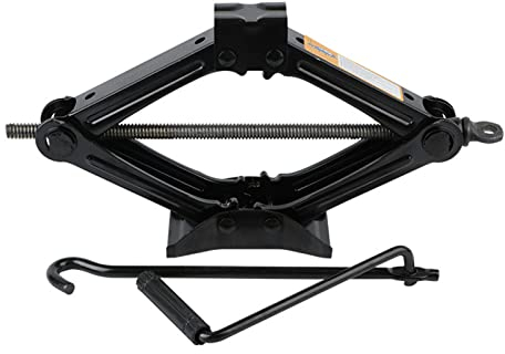 Ruspela Gato de tijera con capacidad de 1.0 toneladas, herramientas de elevación de ahorro de mano de obra, kit de herramientas de reparación de automóviles