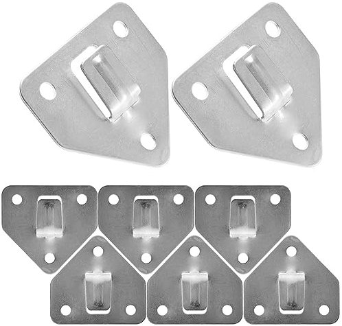 Angoily 8 Pièces Crochets pour Extincteur Mural, Support Mural pour Extincteurs, Fer Ensemble D'accessoires Extincteur D'incendie