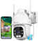 Ctronics 3G/4G LTE Telecamera con Sim Esterno, 360° PTZ IP Videocamera Sorveglianza, Visione Notturna a Colori 30M, Rilevamento Umano, Tracciamento Automatico, Audio Bidirezionale, IP66, Bianco