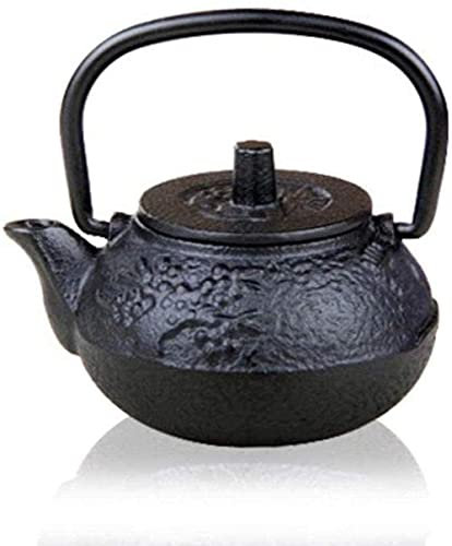 OQHAIR Service à thé en Fonte, Mini Pot en Fer, Petite poterie en Fonte, Service à thé spécial Kung Fu, thé 50 ML, décoration de la Maison, Cadeau