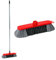 Novaliv Magic Broom - Escoba para habitación (30 cm, mango telescópico, 130 cm, apto para mangos de escoba de 22 mm), color rojo