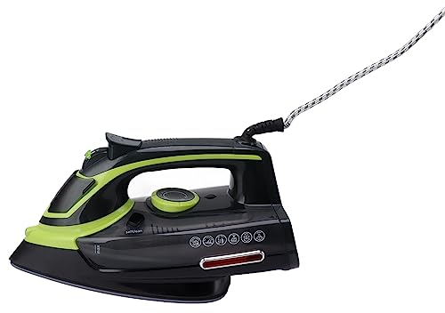Topyond 2400W Home Steam Iron,Handheld Portable Steam Iron with Water Tank, Wet and Dry Iron Machine, UK Plug 220V