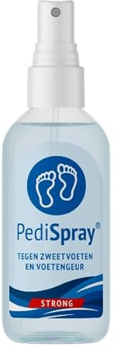 PediSpray® Strong - 50 ml - Spray Anti-Transpirant Pour Pieds - Protection Longue Durée Contre La Transpiration Excessive - Sans Parfum