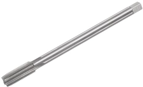 sourcing map Taraud fileté métrique M12 x 1,25 H2 150 mm extra long à cannelure droite filetage fraiseuse tarauds tarauds outil de réparation