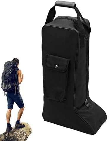shjxi Waterproof Tall Boot Bag for Storage - Long Boot Organizer with Zipper Closure, Dustproof Shoe Protection Bag, Portable Boot Container for Closet, Travel, or Household Use - Design for Tall BO