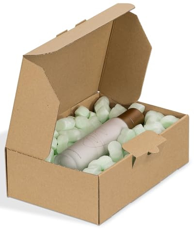 KK Verpackungen Versandkartons 160 x 160 x 80 mm für DHL Kleinpaket | 100 Stück, Faltschachteln für portooptimierte Warensendungen