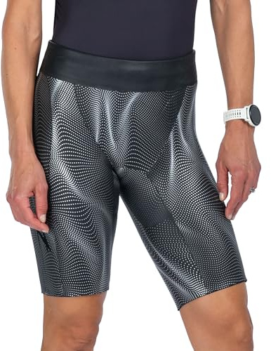 Zoot Women’s Float Buoyancy Shorts, Swim Training Short for Triathlon with High Waist Fit & Hip-Lifting Hydrodynamic Neoprene - Silver Shadow - Small