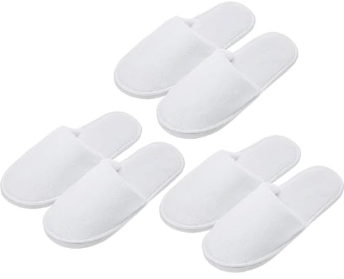 Cutiolly Pantofole Usa e Getta Antiscivolo,3 Paia Ciabatte Monouso,Monouso Pantofole Hotel,Pantofole Ospiti,Ciabatte Monouso per Hotel,Pantofole in Spugna Premium,Unisex per Hotel,Spa,Casa,29cm