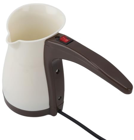 Alomejor Bouilloire à café électrique Rapide 500ml, Théière Chaude en Acier Inoxydable, Cafetière pour les Rassemblements