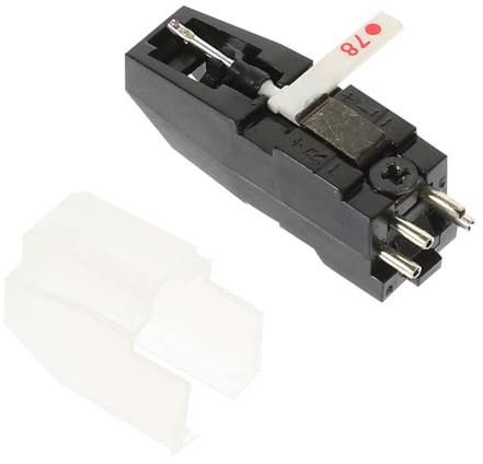 ELAYARD Ersatznadel zum Ersetzen Alter oder Defekter Grammophon Nadeln aus Abs Plattenspieler mit Mehrstufiger Form Nadelstift Zufällige Farbe für Schallplattenzubehör