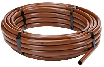 Raindrip R292DP 1/2-Inch Drip-A-Long Dripline with 1 GPH Pressure Compensating Emitters, 18-Inch Spacing, 50-Foot, for Drip Irrigation and Drip Irrigation Systems, Black