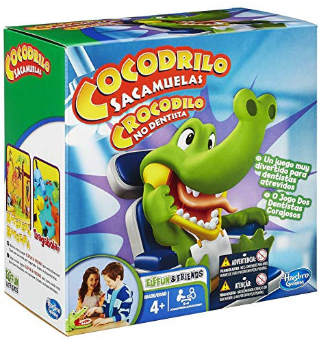 Hasbro - Coccodentista Gioco di Abilità [Versione Spagnola]