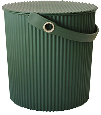 Hachimankasei Garden Tool Bucket with Lid, 3.2 gal (10 L), Green