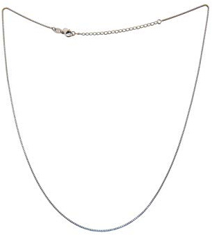Nature Rebel Damen Halskette 925 Silber ohne Anhänger Länge verstellbar Venezianer Box Kette