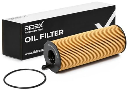 RIDEX 7O0074 Ölfilter Kompatibel mit AUDI A4 Avant 8K5, B8 Filtereinsatz mit Dichtungen
