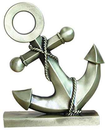 Deerbird® Anchor Metal Figurine Bronze - Mediterranean Style Creative Anchor Ornament