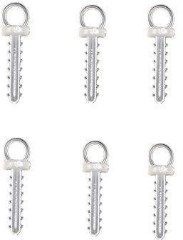 Super Idee 100 Stück Aufhänger für Styroporkugeln Weihnachtskugeln und Eier aus Plastik oder Styropor Plüschbälle Eieraufhänger Kugelaufhänger Ostereier Anhänger (5 mm Durchmesser)