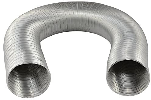 Aluflexrohr Flexrohr Lüftungsrohr Alurohr Schlauch Flexibel Lüftungsschlauch 3m Abluftausgang (Ø 200mm)