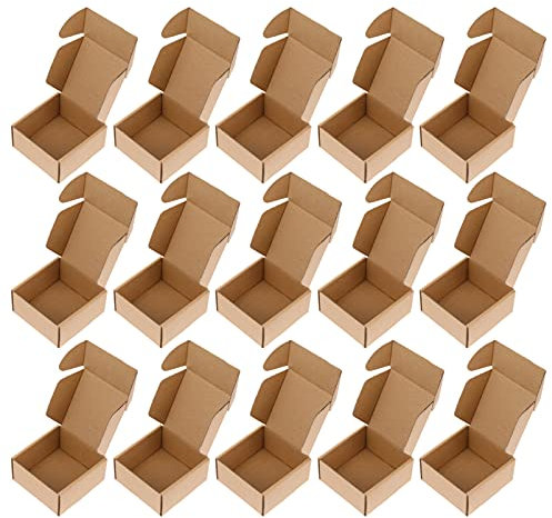 Gadpiparty 25stücke Wellpapp-verpackungsboxen Extrem Harten Und Natürlichen Materialien Einfach Zu Falten Verpacken Platzsparend Und Bequem Zu Verwenden Für Transport Von Umschlägen Handtüche