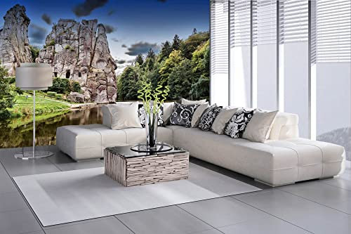 DIMEX LINE Non-Woven Photo Wallpaper Sandstone Rocks 375 x 250 cm - Non-Woven Wallpaper, Wall Mural, Wall Pictures - Wallpaper for Living Room, Bedroom, Office, Kitchen