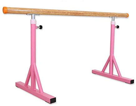 Freistehende Ballettstange, Mobile Tanzstange, Fitness-Stretch-Reckstange für Zuhause oder Studio, höhenverstellbar 80–120 cm (Farbe: Rosa, Größe: 1,5 m) (Rosa 1,5 m) (Rosa 1,5 m) (Rosa 1,5 m)