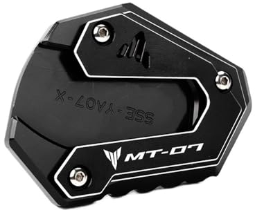 CHROX Seitenständer Vergrößerung Für Ya&maha MT07 2022 2023 MT-07 2014-2020 2021 Motorrad Seite Stehen Verlängerung Ständer Vergrößern Unterstützung Platte