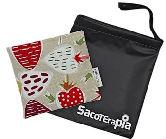 Sacoterapia Wärmekissen für die Mikrowelle, Wärmekissen für Weizensamen und Kräutern, Wärmebeutel für die Mikrowelle, Mini